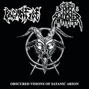 NunSlaughter, Paganfire ‎– Obscured Visions Of Satanic Arson(CD)