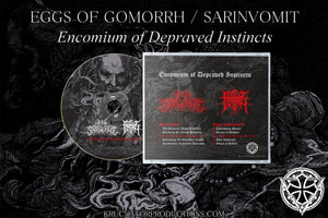 EGGS OF GOMORRH / SARINVOMIT - Encomium of Depraved Instincts